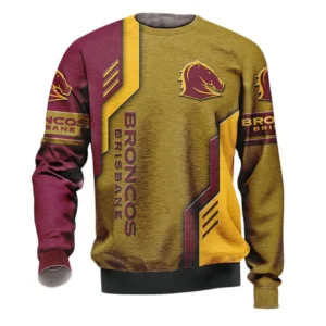 Brisbane Broncos Sweatshirt, All Over Print Sweatshirt  Brisbane Broncos DNRL1256282025