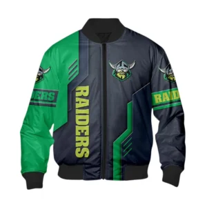 Canberra Raiders Bomber Jacket, All Over Print Bomber Jacket Canberra Raiders DNRL1256282026