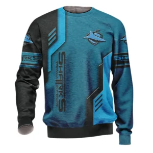 Cronulla Sharks Sweatshirt, All Over Print Sweatshirt  Cronulla Sharks DNRL1256282028