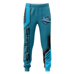 Cronulla Sharks Sweatpants, All Over Print Sweatpants Cronulla Sharks DNRL1256282028