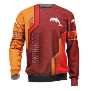 Redcliffe Dolphins Sweatshirt, All Over Print Sweatshirt  Redcliffe Dolphins DNRL1256282029