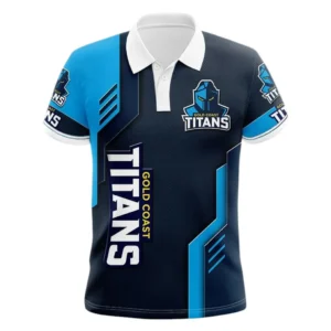 Gold Coast Titans Polo Shirt, All Over Print Polo Shirt Gold Coast Titans DNRL1256282030