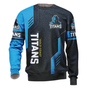 Gold Coast Titans Sweatshirt, All Over Print Sweatshirt  Gold Coast Titans DNRL1256282030