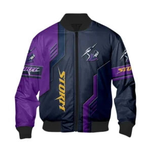 Melbourne Storm Bomber Jacket, All Over Print Bomber Jacket Melbourne Storm DNRL1256282032