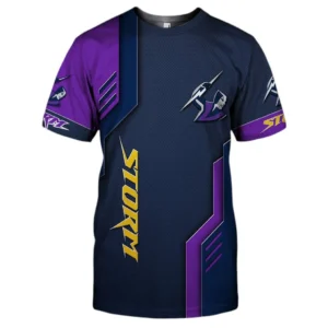 Melbourne Storm T-Shirt, All Over Print T-Shirt Melbourne Storm DNRL1256282032