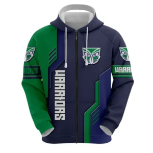 New Zealand Warriors Zipper Hoodie, All Over Print Zipper Hoodie New Zealand Warriors DNRL1256282033