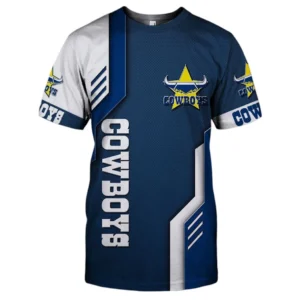North Queensland Cowboys T-Shirt, All Over Print T-Shirt North Queensland Cowboys DNRL1256282035