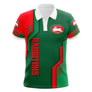 South Sydney Rabbitohs Polo Shirt, All Over Print Polo Shirt South Sydney Rabbitohs DNRL1256282038