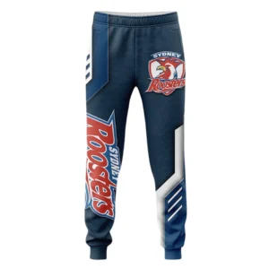 Sydney Roosters Sweatpants, All Over Print Sweatpants Sydney Roosters DNRL1256282040