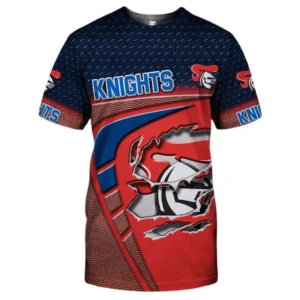 Newcastle Knights T-Shirt, All Over Print T-Shirt Newcastle Knights DNRL1266282028
