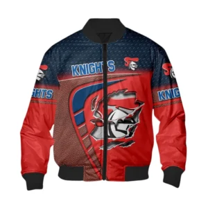 Newcastle Knights Bomber Jacket, All Over Print Bomber Jacket Newcastle Knights DNRL1266282028