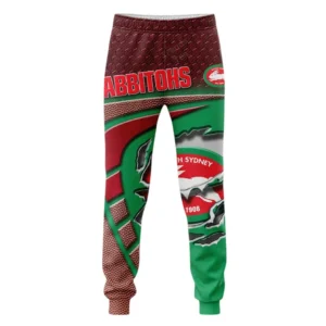 South Sydney Rabbitohs Sweatpants, All Over Print Sweatpants South Sydney Rabbitohs DNRL1266282029