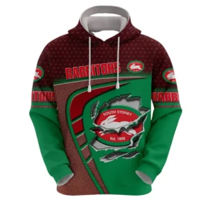 South Sydney Rabbitohs Hoodie, All Over Print Hoodie South Sydney Rabbitohs DNRL1266282029