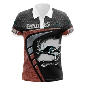 Penrith Panthers Polo Shirt, All Over Print Polo Shirt Penrith Panthers DNRL1266282030