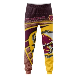 Brisbane Broncos Sweatpants, All Over Print Sweatpants Brisbane Broncos DNRL1266282032