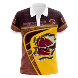 Brisbane Broncos Polo Shirt, All Over Print Polo Shirt Brisbane Broncos DNRL1266282032
