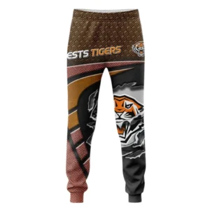Wests Tigers Sweatpants, All Over Print Sweatpants Wests Tigers DNRL1266282033