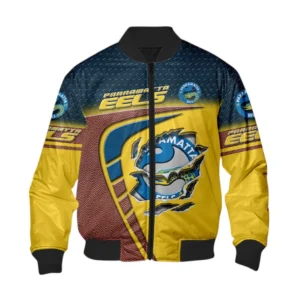 Parramatta Eels Bomber Jacket, All Over Print Bomber Jacket Parramatta Eels DNRL1266282036
