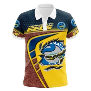 Parramatta Eels Polo Shirt, All Over Print Polo Shirt Parramatta Eels DNRL1266282036