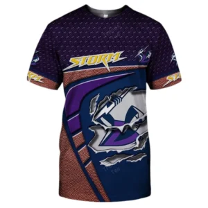 Melbourne Storm T-Shirt, All Over Print T-Shirt Melbourne Storm DNRL1266282037