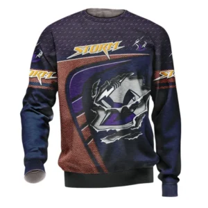 Melbourne Storm Sweatshirt, All Over Print Sweatshirt  Melbourne Storm DNRL1266282037