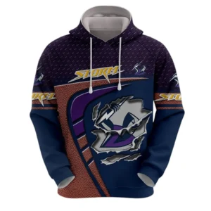 Melbourne Storm Hoodie, All Over Print Hoodie Melbourne Storm DNRL1266282037