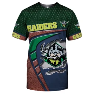 Canberra Raiders T-Shirt, All Over Print T-Shirt Canberra Raiders DNRL1266282039