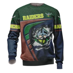 Canberra Raiders Sweatshirt, All Over Print Sweatshirt  Canberra Raiders DNRL1266282039