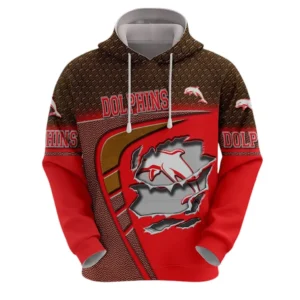 Redcliffe Dolphins Hoodie, All Over Print Hoodie Redcliffe Dolphins DNRL1266282040