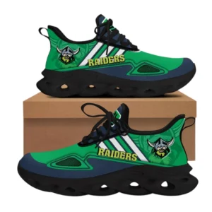 Canberra Raiders Max Soul Shoes, All Over Print Max Soul Shoes Canberra Raiders DNRL1276272027 - Black