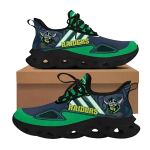 Canberra Raiders Max Soul Shoes, All Over Print Max Soul Shoes Canberra Raiders DNRL1276272028 - Black