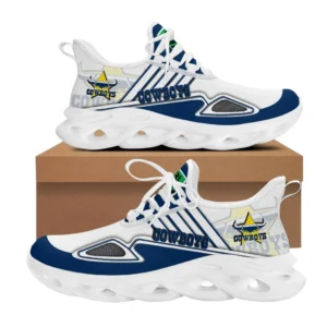 North Queensland Cowboys Max Soul Shoes, All Over Print Max Soul Shoes North Queensland Cowboys DNRL1276272045 - White