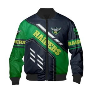 Canberra Raiders Bomber Jacket, All Over Print Bomber Jacket Canberra Raiders DNRL1286302027