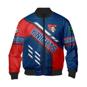 Newcastle Knights Bomber Jacket, All Over Print Bomber Jacket Newcastle Knights DNRL1286302031