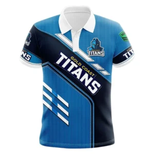 Gold Coast Titans Polo Shirt, All Over Print Polo Shirt Gold Coast Titans DNRL1286302032