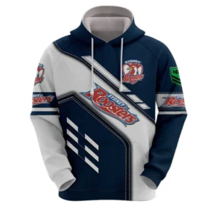 Sydney Roosters Hoodie, All Over Print Hoodie Sydney Roosters DNRL1286302034