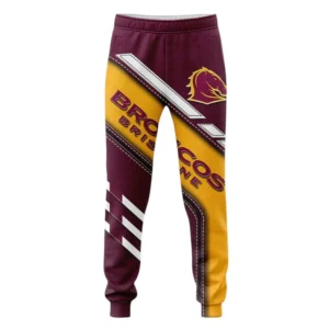 Brisbane Broncos Sweatpants, All Over Print Sweatpants Brisbane Broncos DNRL1286302036