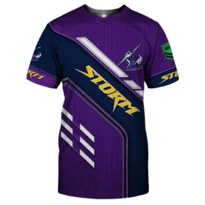 Melbourne Storm T-Shirt, All Over Print T-Shirt Melbourne Storm DNRL1286302038