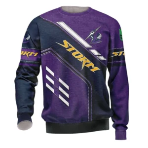 Melbourne Storm Sweatshirt, All Over Print Sweatshirt  Melbourne Storm DNRL1286302038
