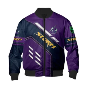 Melbourne Storm Bomber Jacket, All Over Print Bomber Jacket Melbourne Storm DNRL1286302038