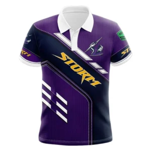 Melbourne Storm Polo Shirt, All Over Print Polo Shirt Melbourne Storm DNRL1286302038
