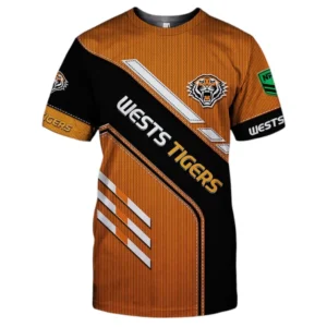 Wests Tigers T-Shirt, All Over Print T-Shirt Wests Tigers DNRL1286302041
