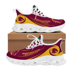 Brisbane Broncos Max Soul Shoes, All Over Print Max Soul Shoes Brisbane Broncos DNRL1296272025 - White