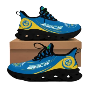 Parramatta Eels Max Soul Shoes, All Over Print Max Soul Shoes Parramatta Eels DNRL1296272032 - Black