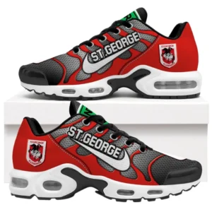 St George Illawarra Dragons TN Shoes, All Over Print TN Shoes St George Illawarra Dragons DNRL1306272029 - Black