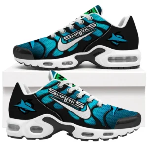 Cronulla Sharks TN Shoes, All Over Print TN Shoes Cronulla Sharks DNRL1306272040 - White