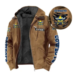 North Queensland Cowboys Hooded And Flannel Hoodie, All Over Print Hooded And Flannel Hoodie North Queensland Cowboys DNRL1346302031 - Camel