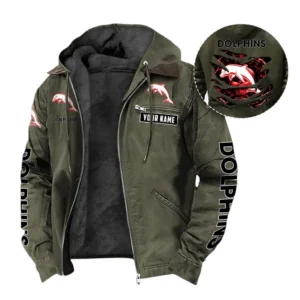 Redcliffe Dolphins Hooded And Flannel Hoodie, All Over Print Hooded And Flannel Hoodie Redcliffe Dolphins DNRL1346302037 - Green