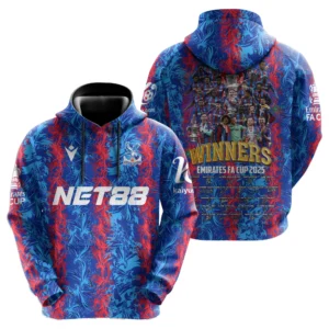 Crystal Palace 3D Hoodie Champions FA Cup 2025 FA96060225339