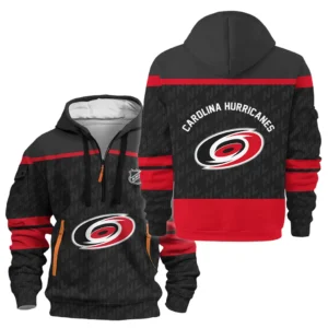 Carolina Hurricanes Hoodie Half Zipper NHL 2025 For Fan Carolina Hurricanes HVN1053CAR060625HODZ